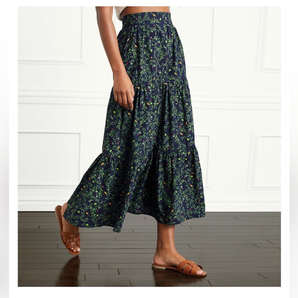 Hill House Camilla Midnight Garden Skirt